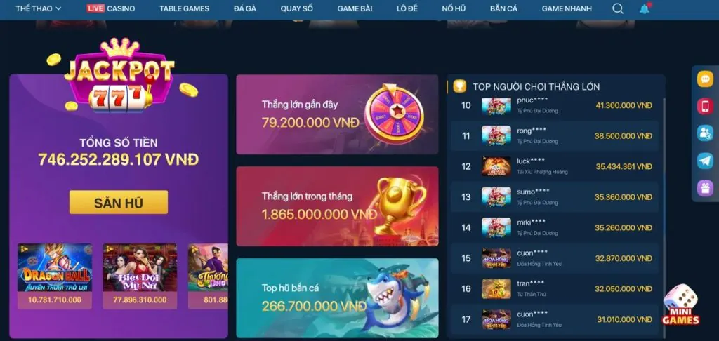 Kho trò chơi đa dạng tại 99ceo win